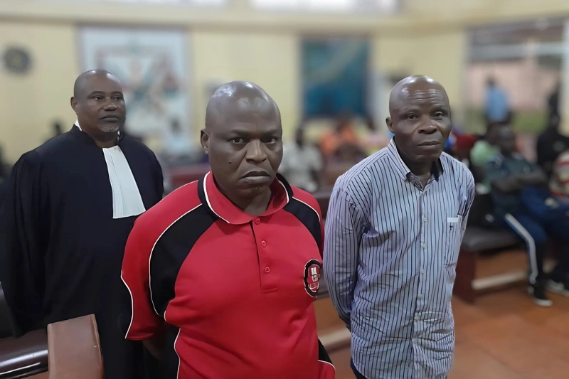 Claude Jean Mpiga et Casimir Mbinighi