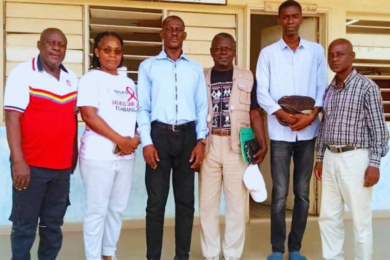 Au terme du dépistage au VIH Sida à Mabanda.