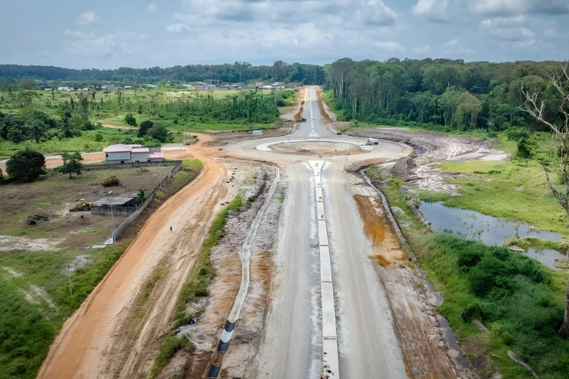 Voie de contournement du Grand Libreville : plus de 34 % de réalisation
