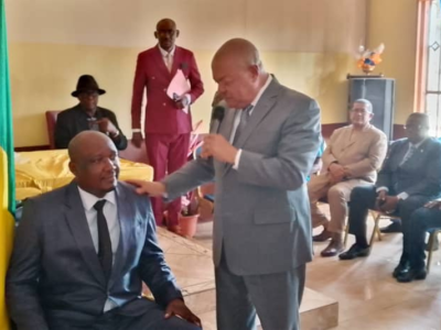 Installation du maire de Moanda