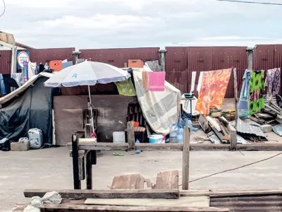 Abris de fortune à plaine-orety