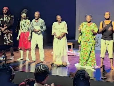 L’atelier dramatique Eyeno après sa prestation