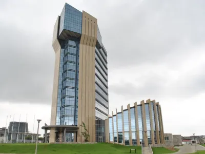 Le siège de la BEAC à Libreville. © DR