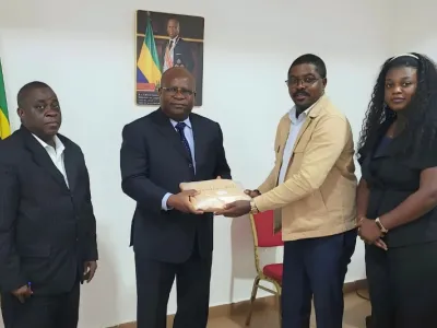 Rencontre des équipes de la CPPF avec les gouverneurs du Moyen-Ogooué et du Woleu-Ntem