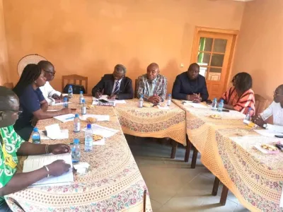 Les membres de la CSTG lors de la rencontre.