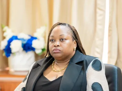 Camélia Ntoutoume-Leclercq, ministre d'état, ministre de l'éducation nationale