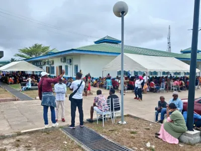 Énorme affluence au CHR de Ntchengue dès le premier jour de la caravane.
