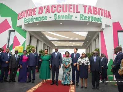 Brice Clotaire Oligui Nguema inaugure le Centre d'accueil Tabitha