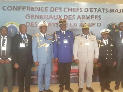 Les chefs d’état-major de la zone D