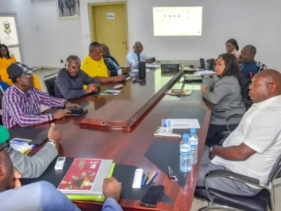 Une partie des membres du Comex de la Fégafoot