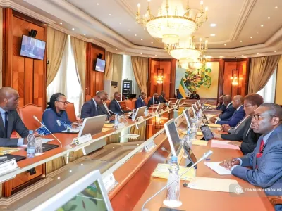 Conseil des ministres au Gabon