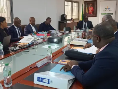Les administrateurs en ouverture du conseil.