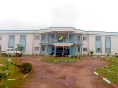  Le siège du Conseil départemental de Ndougou à Gamba. © Dieudonné MVOUBOU