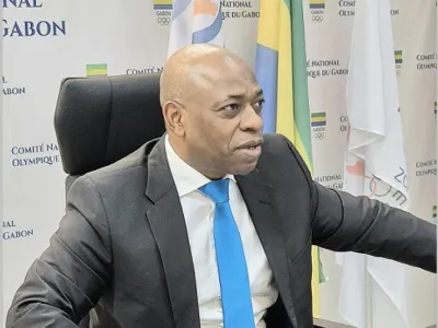 Crésant Pambo, président du Comité national olympique du Gabon (CNOG)