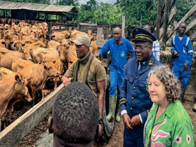 Délégation ministérielle au ranch-Nyanga