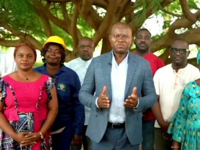 Le chef de l’Etat, Brice Clotaire Oligui Nguema, annonçant la mise sur pied d’une nouvelle formation politique, le 28 juin prochain. © DR