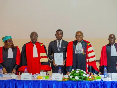 L’un des premiers docteurs sortis de l’école doctorale de Berthe et Jean