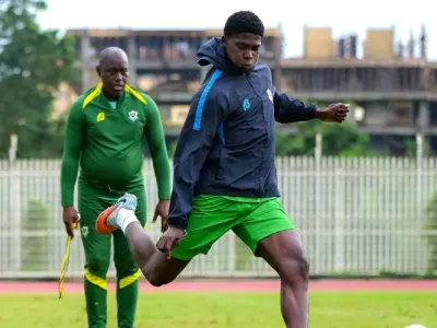 Entrainements de l'équipe nationale U20 du Gabon