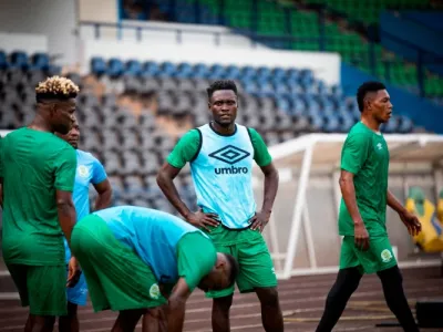 Entrainements de l'équipe de l'AS Mangasport