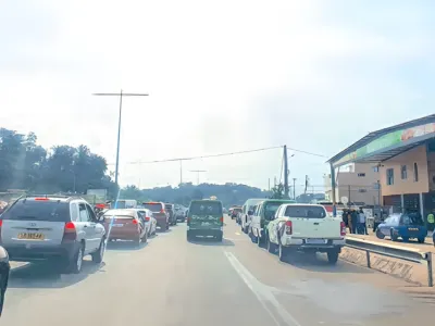 L’entrée de l’Hôpital régional de Melen