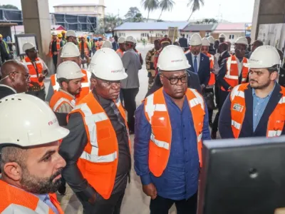 Brice Clotaire Oligui Nguema, président du Gabon et Félix Antoine Tshisekedi, président de la République Démocratique du Congo président de la 