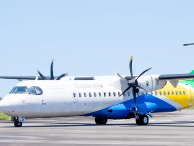 Un avion de Fly Gabon. © DR