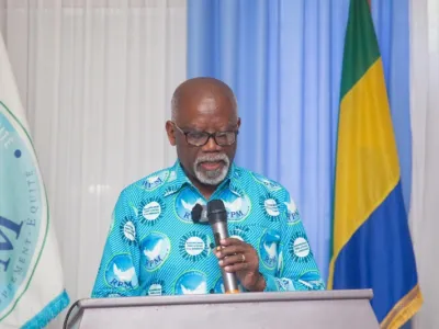 Jean-Robert Goulongana, président par intérim du Rassemblement pour la patrie et la modernité (RPM)