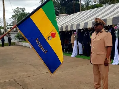 Journée du drapeau à Lambaréné