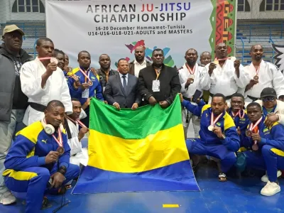 Athlètes gabonais de ju-jitsu