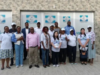Quelques membres du Bureau de l’association Koica Club Gabon au sortir de l’assemblée générale le mois écoulé
