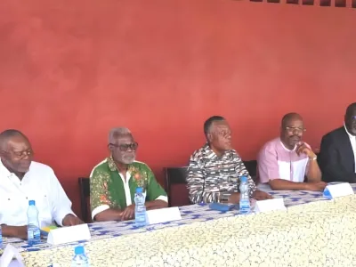 Leaders des partis de l'opposition au Gabon