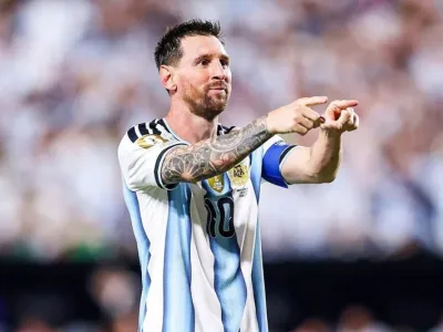 Lionel Messi, footballeur international 