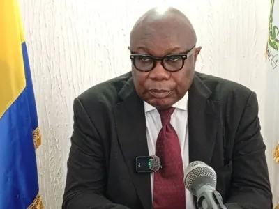 Maganga Moussavou, président du Parti social démocrate (PSD) 