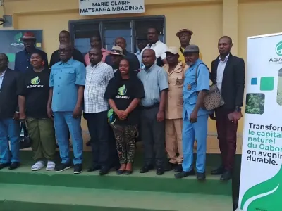 Une réunion de prise de contact et d'enseignement sur les missions de l'Agence gabonaise pour le développement de l'économie verte (Agadev) à Tchibanga