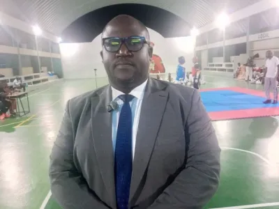 Me Denis Mboumba, président de la Fédération gabonaise de taekwondo