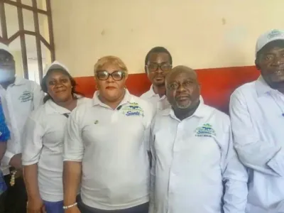 Membres du bureau du SUS-GA au sortir de l’assemblée générale du 18 juillet