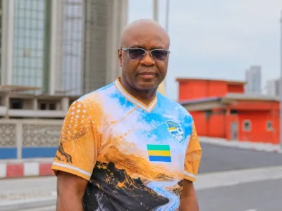 Mozard Elie Mbouogho Mossié, président du club Ogooué FC