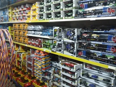 Rayon jouet dans un magasin de libreville