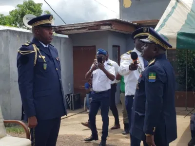 Moments symboliques des différentes installations à Lambaréné