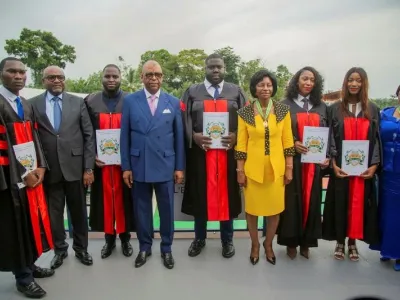 Officiels et quelques impétrants de l’UIL-BJ à Essassa