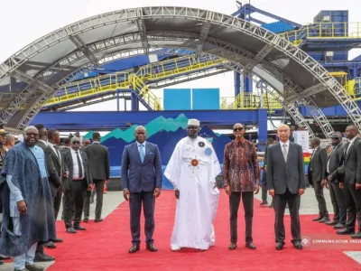 Oligui Nguema présent au lancement de la mine de fer de Simandou