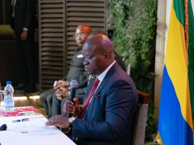 Brice Clotaire Oligui Nguema, président du Gabon