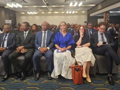 Une vue des officiels lors de la cérémonie de validation du PNCD au Radisson Blu