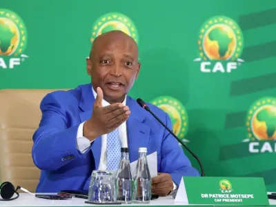 Patrice Motsepe, président de la Confédération africaine de football (CAF)