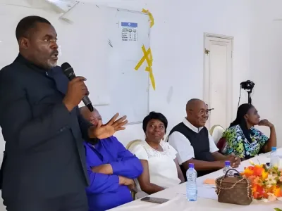 Pierre Mintsa, représentant de la société civile