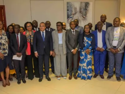 Les officiels à l’ouverture des assises.