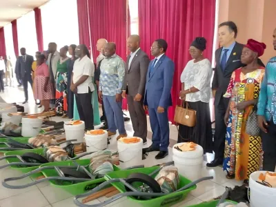 Remise d’équipements à 66 bénéficiaires de l’appel à projets agricoles du Haut-Ogooué
