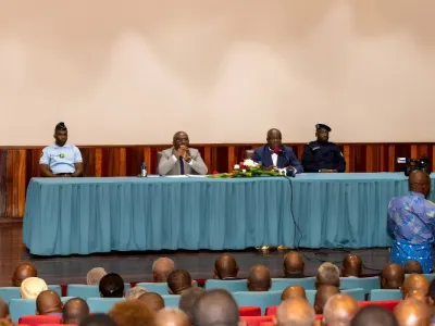 Des responsables de partis politiques lors de la rencontre sur la mise en conformité de leurs organisations, en janvier dernier.
