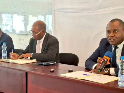 Les responsables de l’UOB lors de la réunion