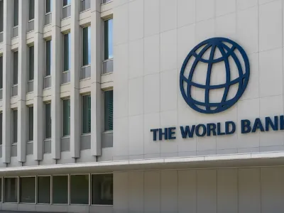 Une vue du siège de la Banque mondiale